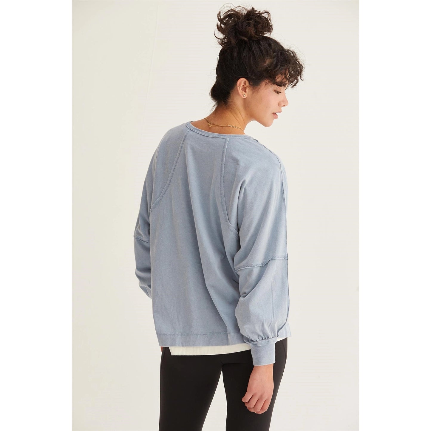 Ezra Top - Blue Gray