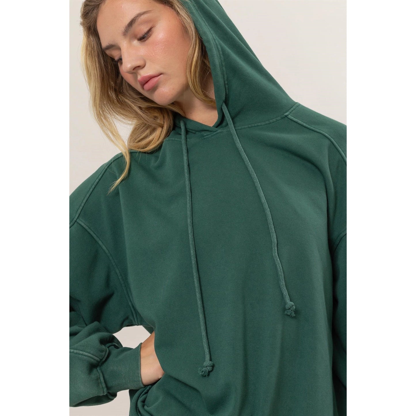 Hudson Hoodie Dark Green