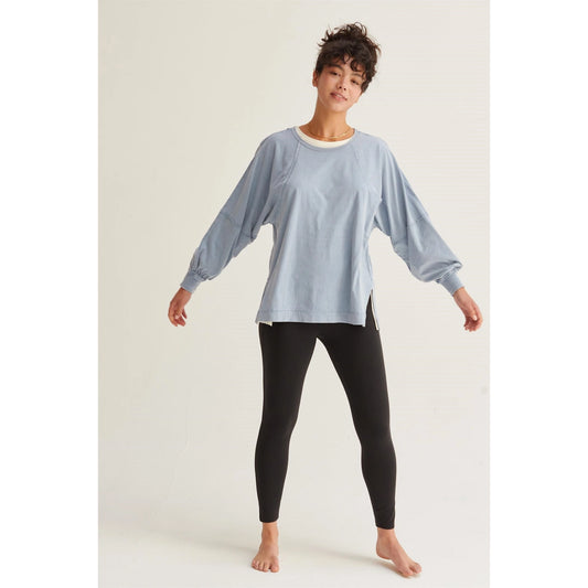 Ezra Top - Blue Gray